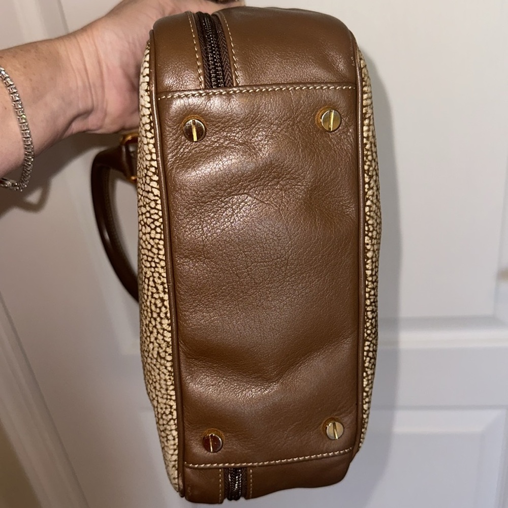 Borbonese Suede/Leather Mint Condition Shoulder B… - image 6